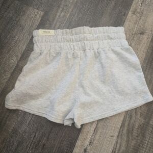 Relaxx High-Waist Women's Lounge Shorts in Light Gray